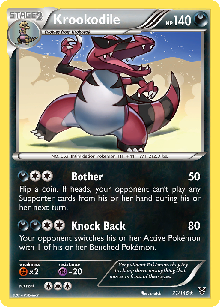 Krookodile (71/146) [XY: Base Set] | Devastation Store