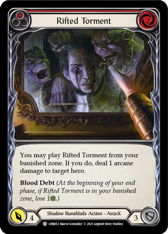 Rifted Torment (Red) [CHN012] (Monarch Chane Blitz Deck) | Devastation Store
