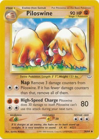 Piloswine (36/64) [Neo Revelation Unlimited] | Devastation Store