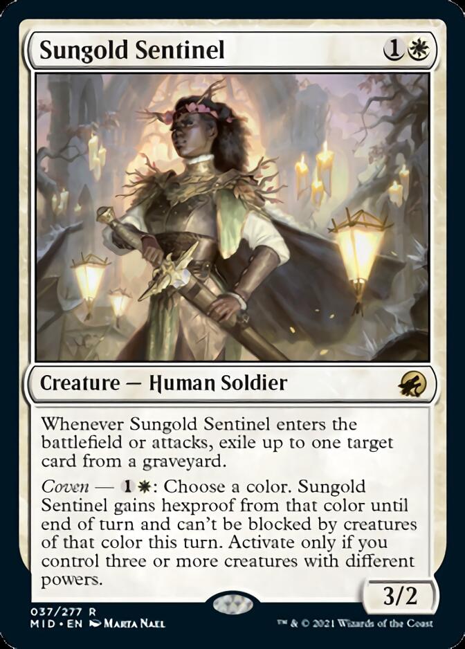 Sungold Sentinel [Innistrad: Midnight Hunt] | Devastation Store