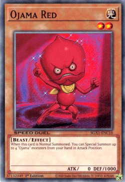 Ojama Red [SGX1-ENC10] Common | Devastation Store