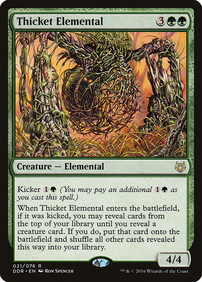 Thicket Elemental [Duel Decks: Nissa vs. Ob Nixilis] | Devastation Store