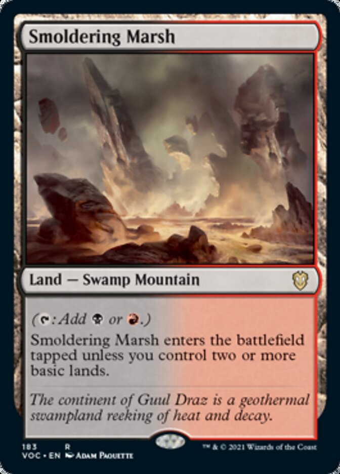 Smoldering Marsh [Innistrad: Crimson Vow Commander] | Devastation Store