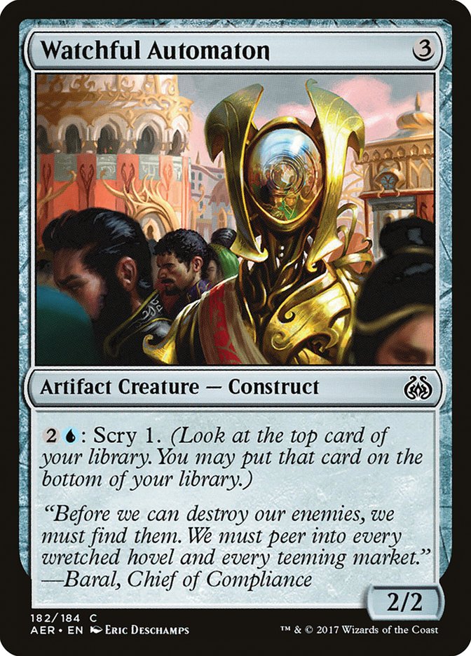 Watchful Automaton [Aether Revolt] - Devastation Store | Devastation Store