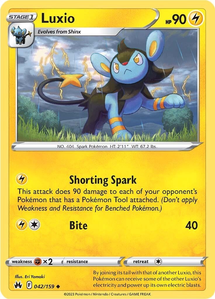 Luxio (042/159) (42) [Sword & Shield: Crown Zenith] | Devastation Store