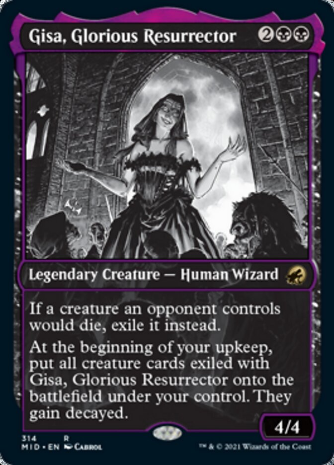 Gisa, Glorious Resurrector (Showcase Eternal Night) [Innistrad: Midnight Hunt] | Devastation Store
