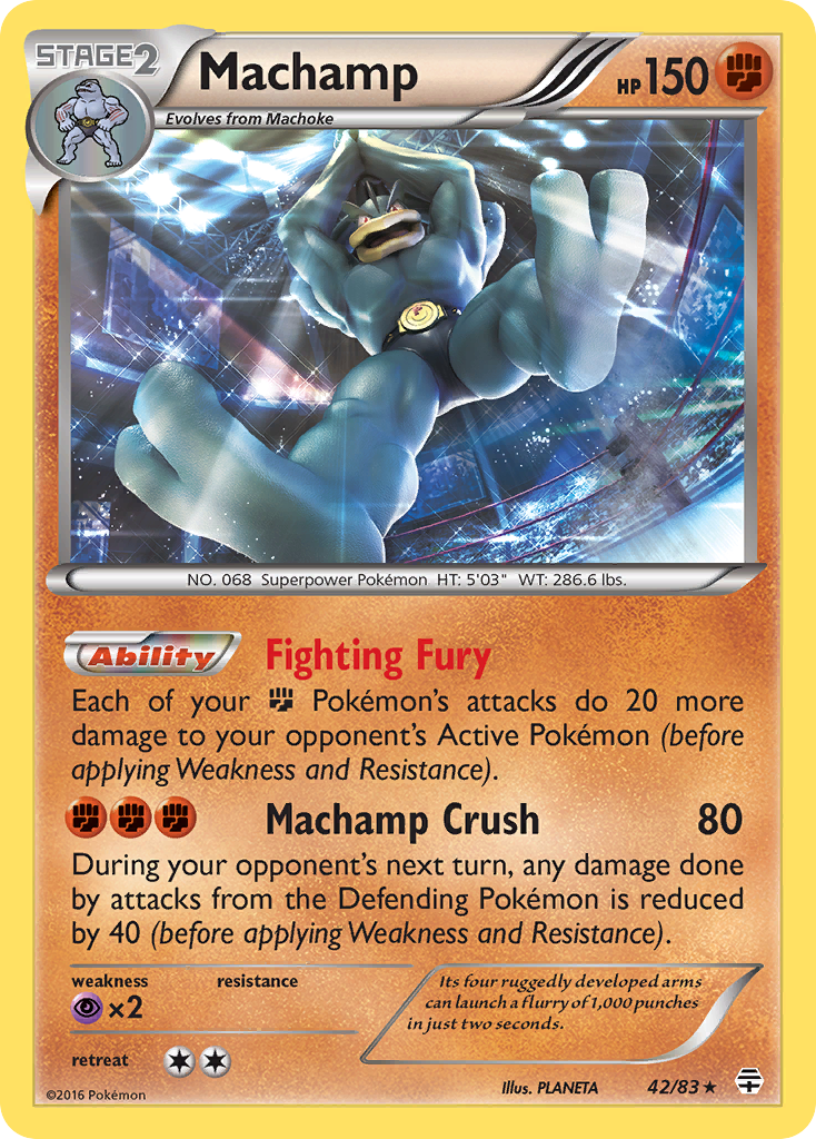 Machamp (42/83) [XY: Generations] | Devastation Store