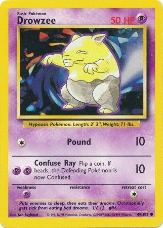 Drowzee (49/102) [Base Set Unlimited] | Devastation Store