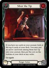 Silver the Tip (Red) [ARC051-R] 1st Edition Rainbow Foil - Devastation Store | Devastation Store