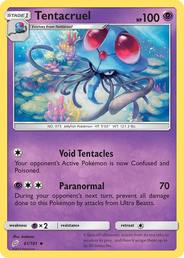 Tentacruel (61/181) [Sun & Moon: Team Up] | Devastation Store