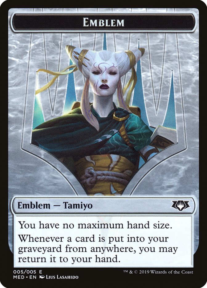 Tamiyo, the Moon Sage Emblem [Mythic Edition Tokens] | Devastation Store