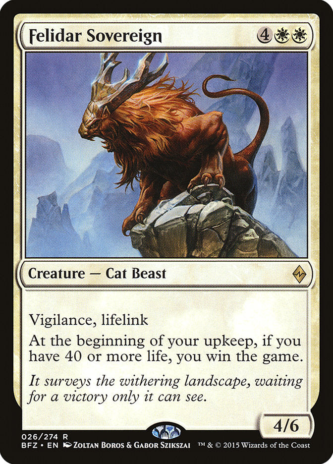 Felidar Sovereign [Battle for Zendikar] - Devastation Store | Devastation Store