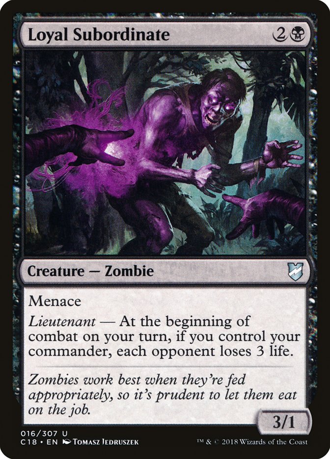 Loyal Subordinate [Commander 2018] | Devastation Store