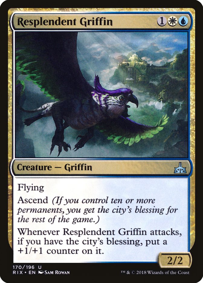 Resplendent Griffin [Rivals of Ixalan] | Devastation Store