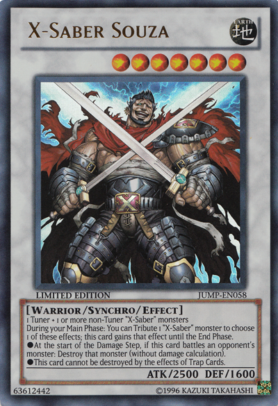 X-Saber Souza [JUMP-EN058] Ultra Rare | Devastation Store