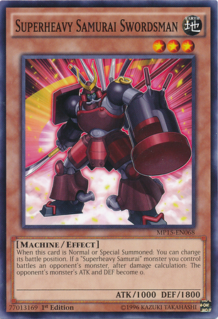 Superheavy Samurai Swordsman [MP15-EN068] Common | Devastation Store