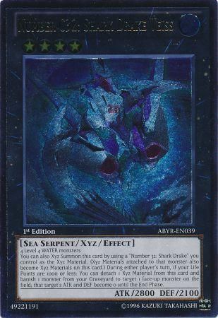 Number C32: Shark Drake Veiss (UTR) [ABYR-EN039] Ultimate Rare | Devastation Store