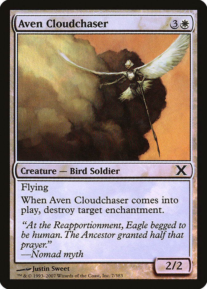 Aven Cloudchaser (Premium Foil) [Tenth Edition] | Devastation Store