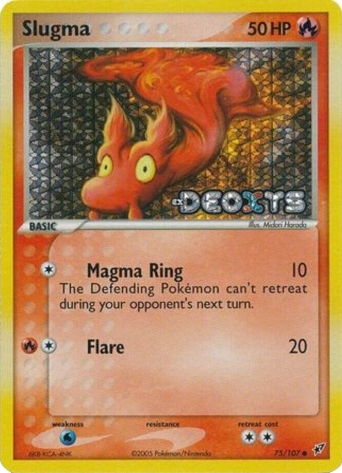 Slugma (75/107) (Stamped) [EX: Deoxys] | Devastation Store