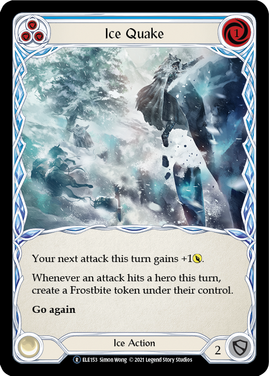 Ice Quake (Blue) [U-ELE153] Unlimited Normal | Devastation Store