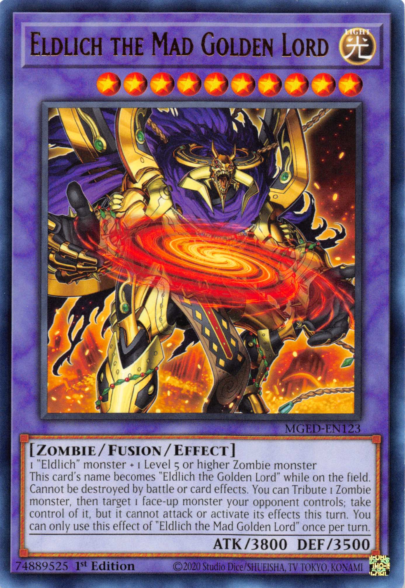 Eldlich the Mad Golden Lord [MGED-EN123] Rare | Devastation Store
