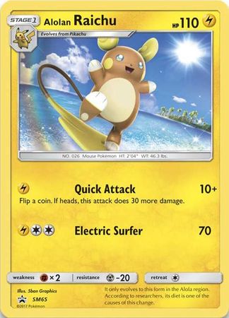 Alolan Raichu (SM65) (Jumbo Card) [Sun & Moon: Black Star Promos] | Devastation Store