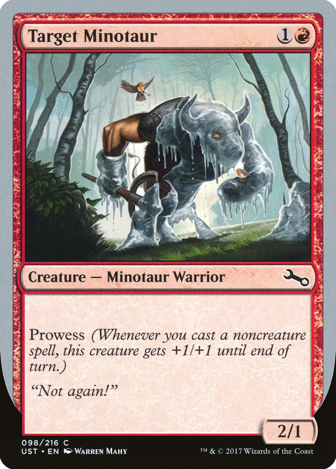 Target Minotaur (Ice Art) [Unstable] | Devastation Store