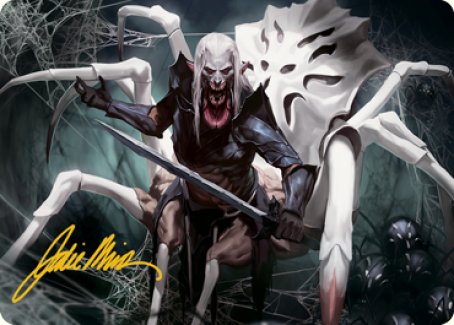 Drider Art Card (Gold-Stamped Signature) [Dungeons & Dragons: Adventures in the Forgotten Realms Art Series] | Devastation Store