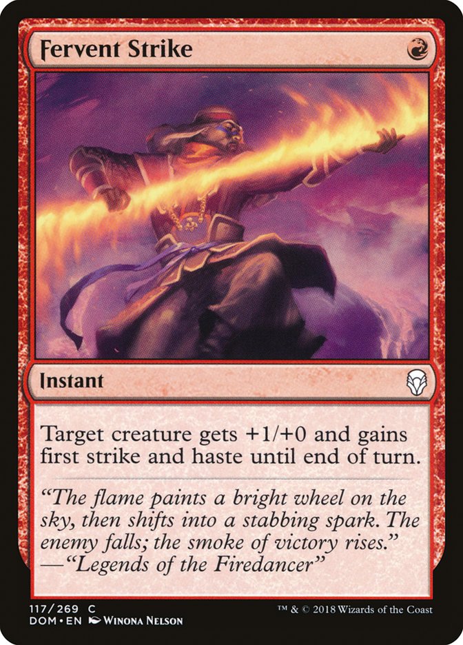 Fervent Strike [Dominaria] | Devastation Store