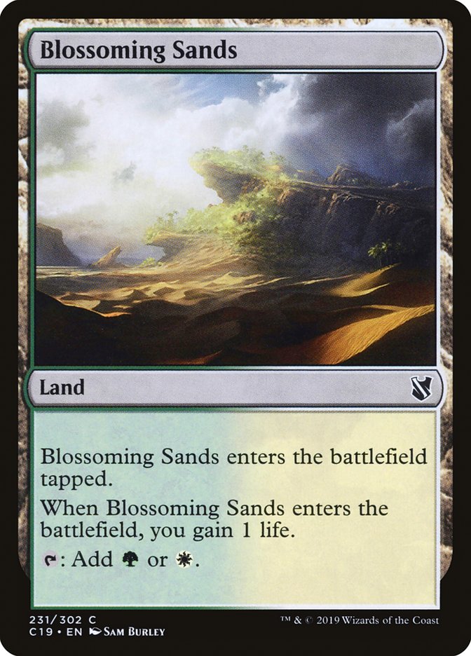 Blossoming Sands [Commander 2019] | Devastation Store