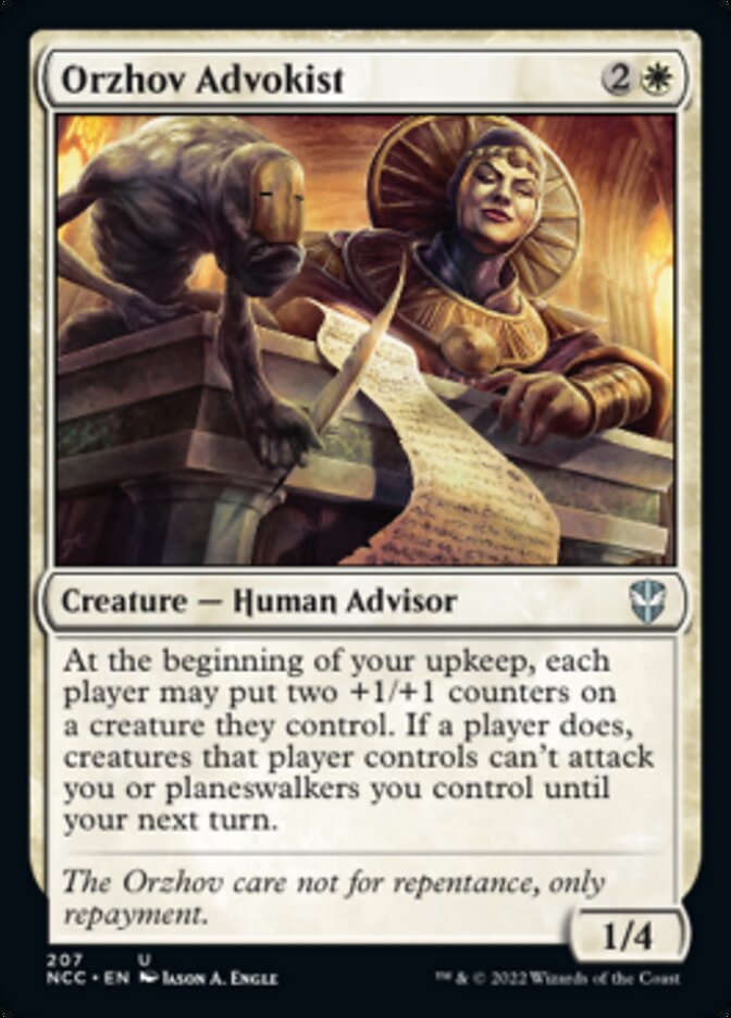 Orzhov Advokist [Streets of New Capenna Commander] | Devastation Store