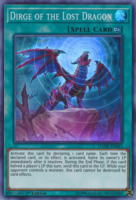 Dirge of the Lost Dragon [DANE-EN063] Super Rare | Devastation Store