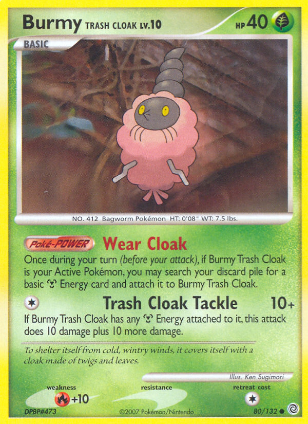 Burmy Trash Cloak (80/132) [Diamond & Pearl: Secret Wonders] | Devastation Store