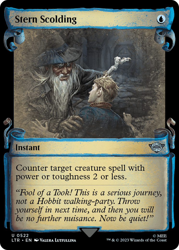 Stern Scolding [The Lord of the Rings: Tales of Middle-Earth Showcase Scrolls] | Devastation Store