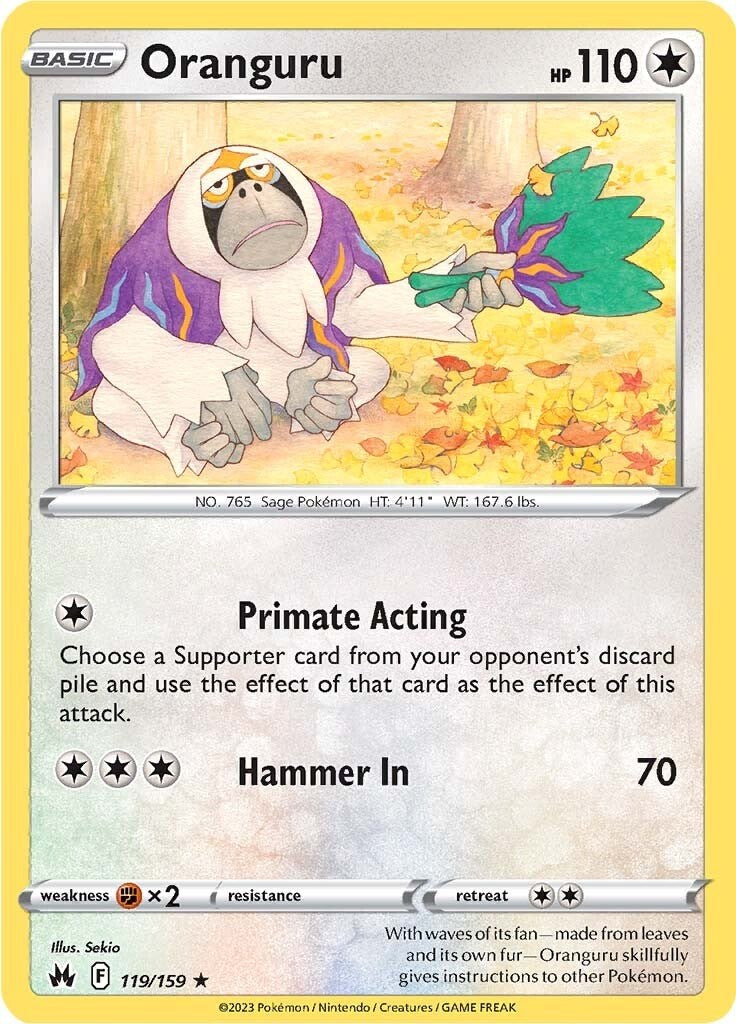 Oranguru (119/159) [Sword & Shield: Crown Zenith] | Devastation Store