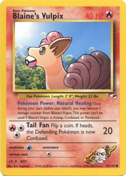 Blaine's Vulpix (65/132) [Gym Heroes Unlimited] | Devastation Store