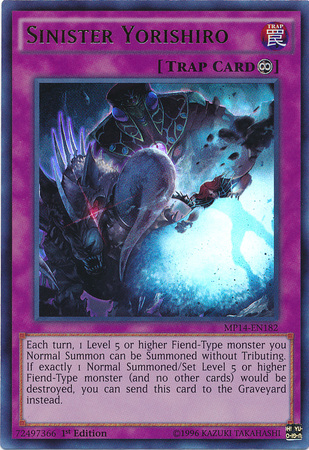 Sinister Yorishiro [MP14-EN182] Ultra Rare | Devastation Store