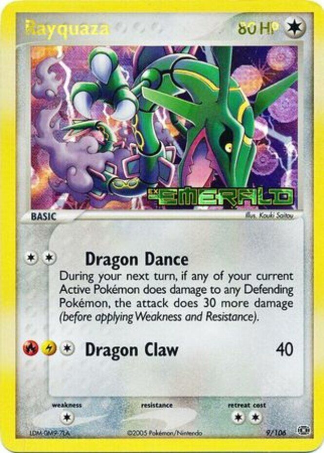 Rayquaza (9/106) (Stamped) [EX: Emerald] | Devastation Store