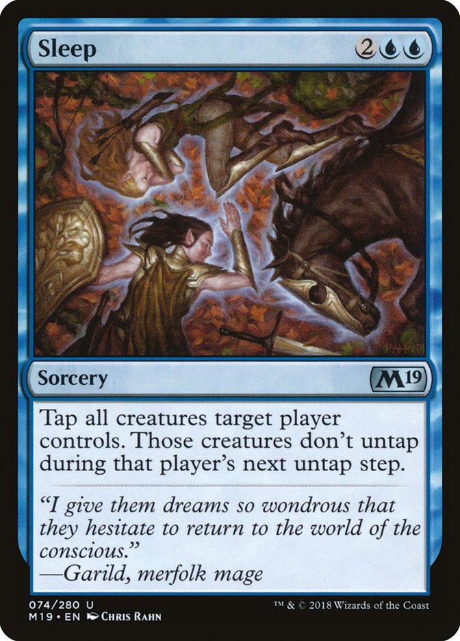 Sleep [Core Set 2019] | Devastation Store