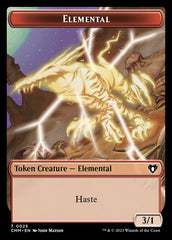Eldrazi Spawn // Elemental (0025) Double-Sided Token [Commander Masters Tokens] | Devastation Store