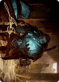 Vault Robber Art Card (Gold-Stamped Signature) [Kaldheim: Art Series] | Devastation Store