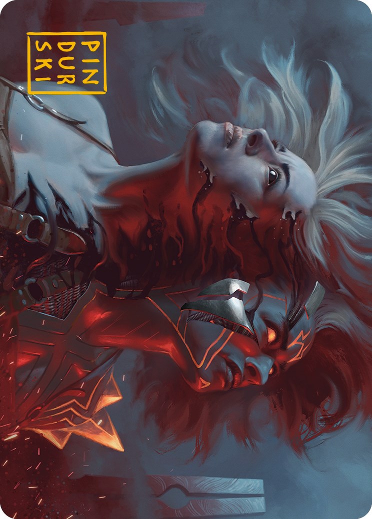 Thrill of Possibility Art Card (Gold-Stamped Signature) [Phyrexia: All Will Be One Art Series] | Devastation Store