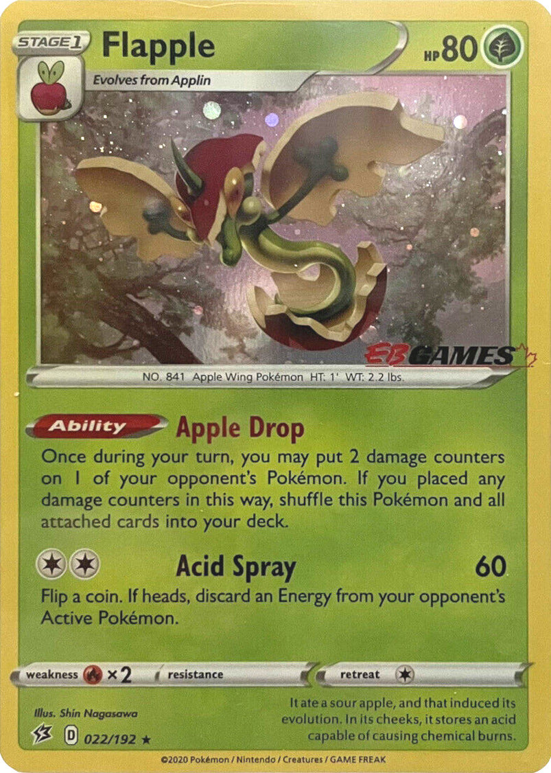 Flapple (022/192) (EB Games Exclusive) [Sword & Shield: Rebel Clash] | Devastation Store