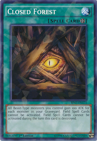 Closed Forest [BP03-EN171] Shatterfoil Rare | Devastation Store