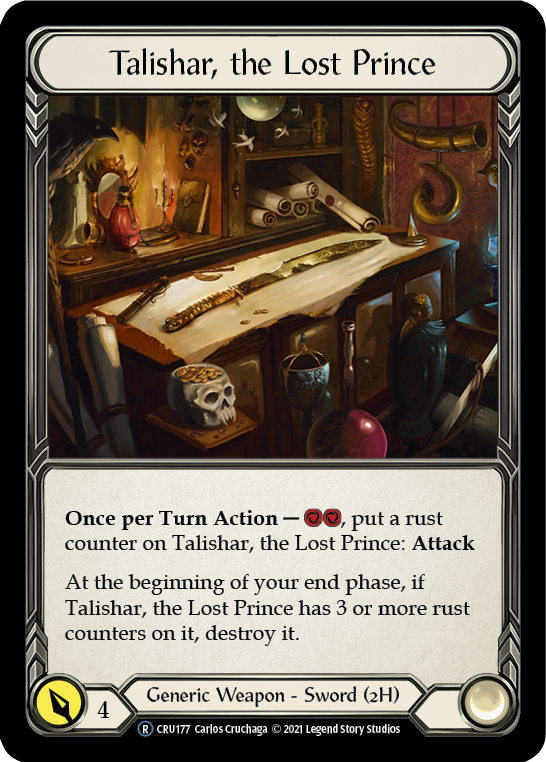 Talishar, the Lost Prince (Rainbow Foil) [CRU177-RF] Unlimited Rainbow Foil | Devastation Store