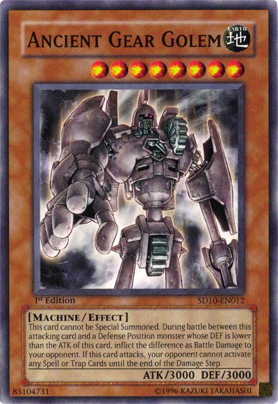 Ancient Gear Golem [SD10-EN012] Common | Devastation Store