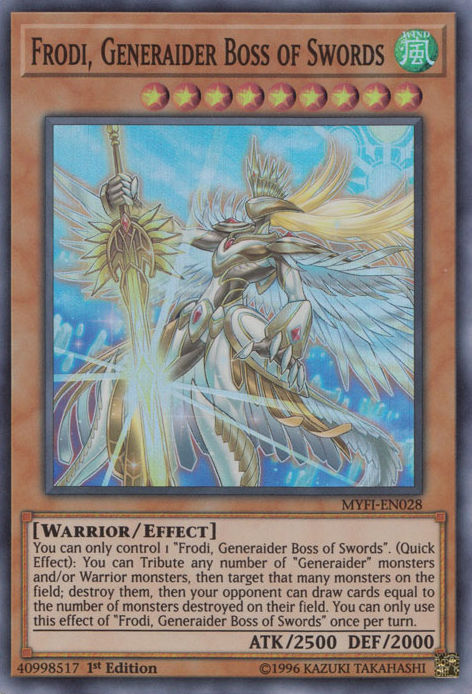 Frodi, Generaider Boss of Swords [MYFI-EN028] Super Rare | Devastation Store