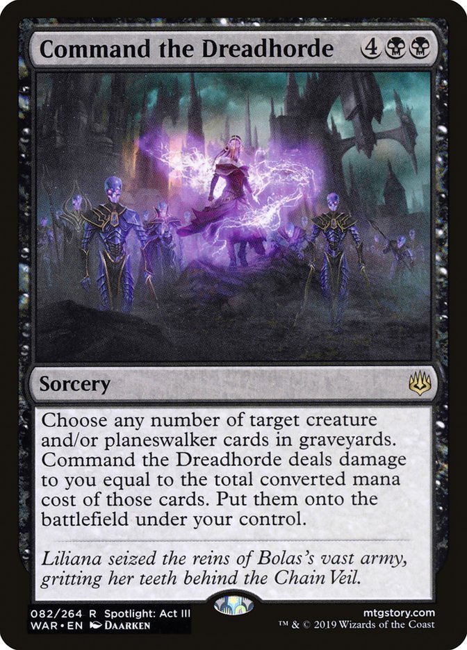 Command the Dreadhorde [War of the Spark] | Devastation Store