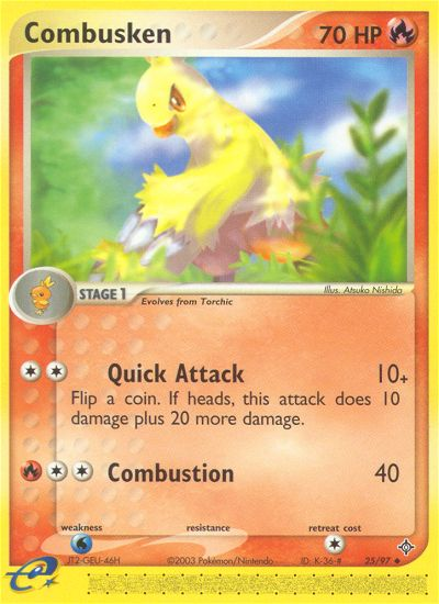 Combusken (25/97) [EX: Dragon] | Devastation Store