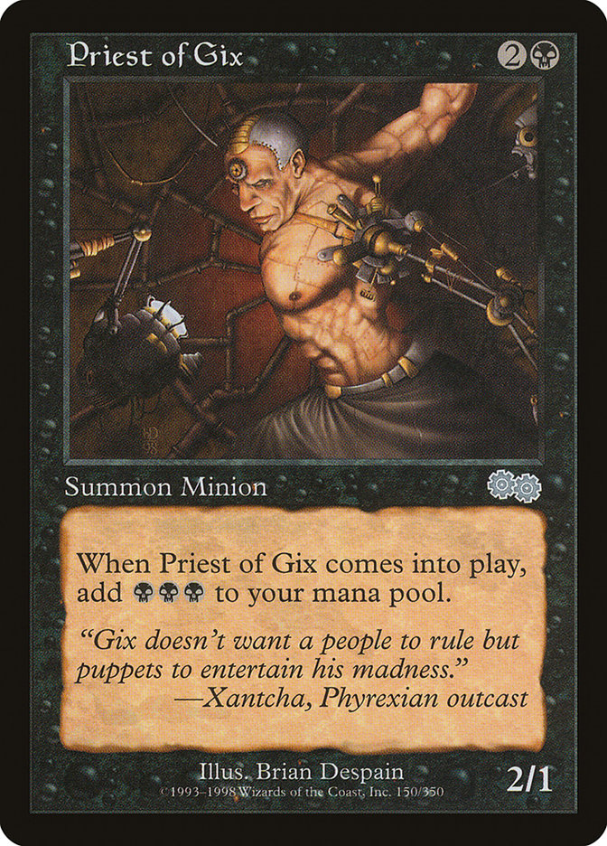 Priest of Gix [Urza's Saga] - Devastation Store | Devastation Store